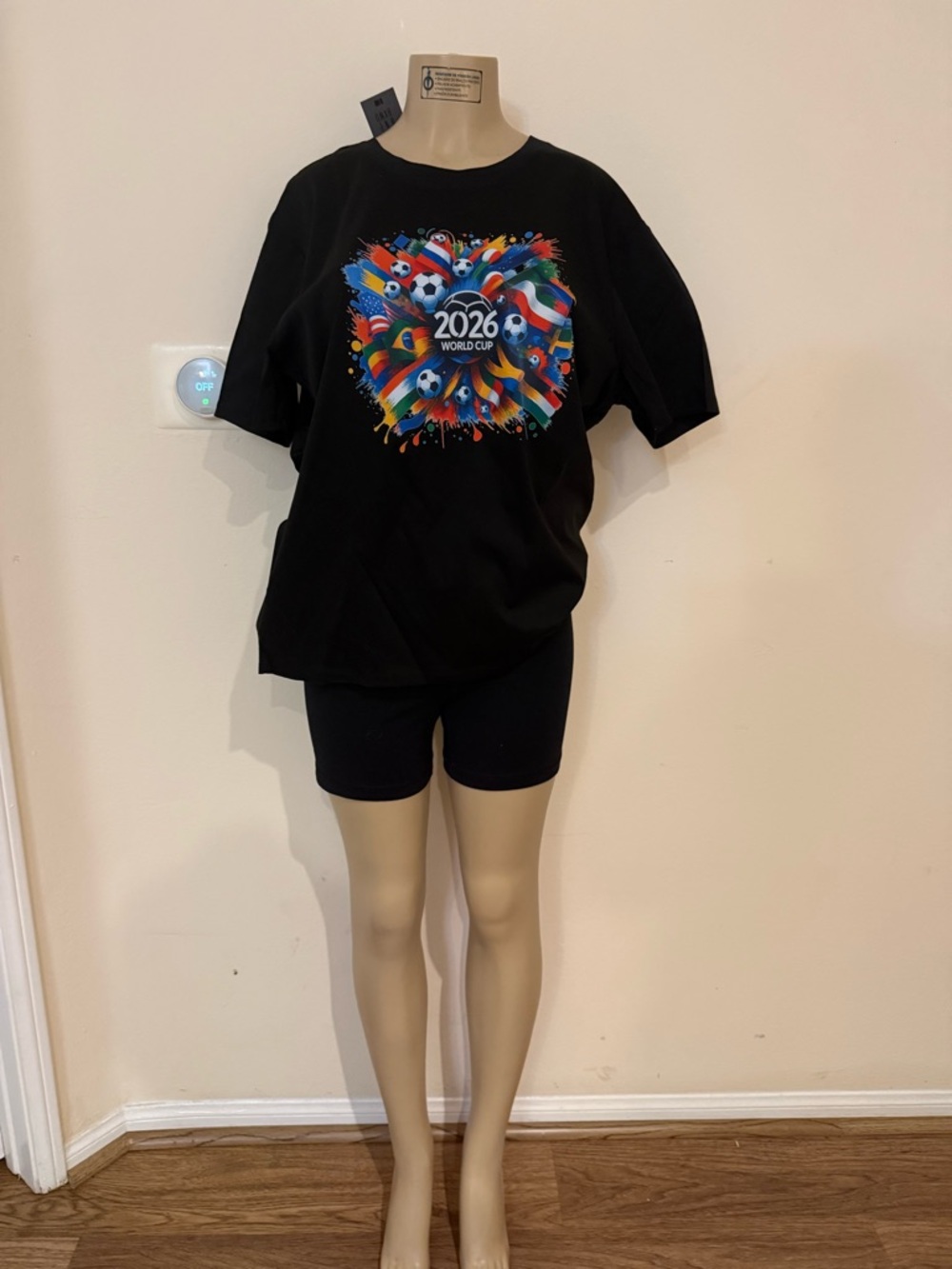 2026 World Cup Black Graphic T-Shirt